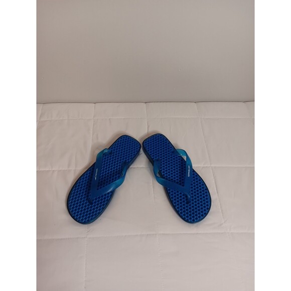 Speedo Womens Flip Flop Beach Sandals Sz 8.5 Blue - Picture 1 of 6